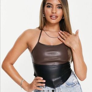 ASOS Motel Halter Neck Crop Top